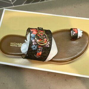 Michael Kors "Tracee" Sandal - BROWN - 7M